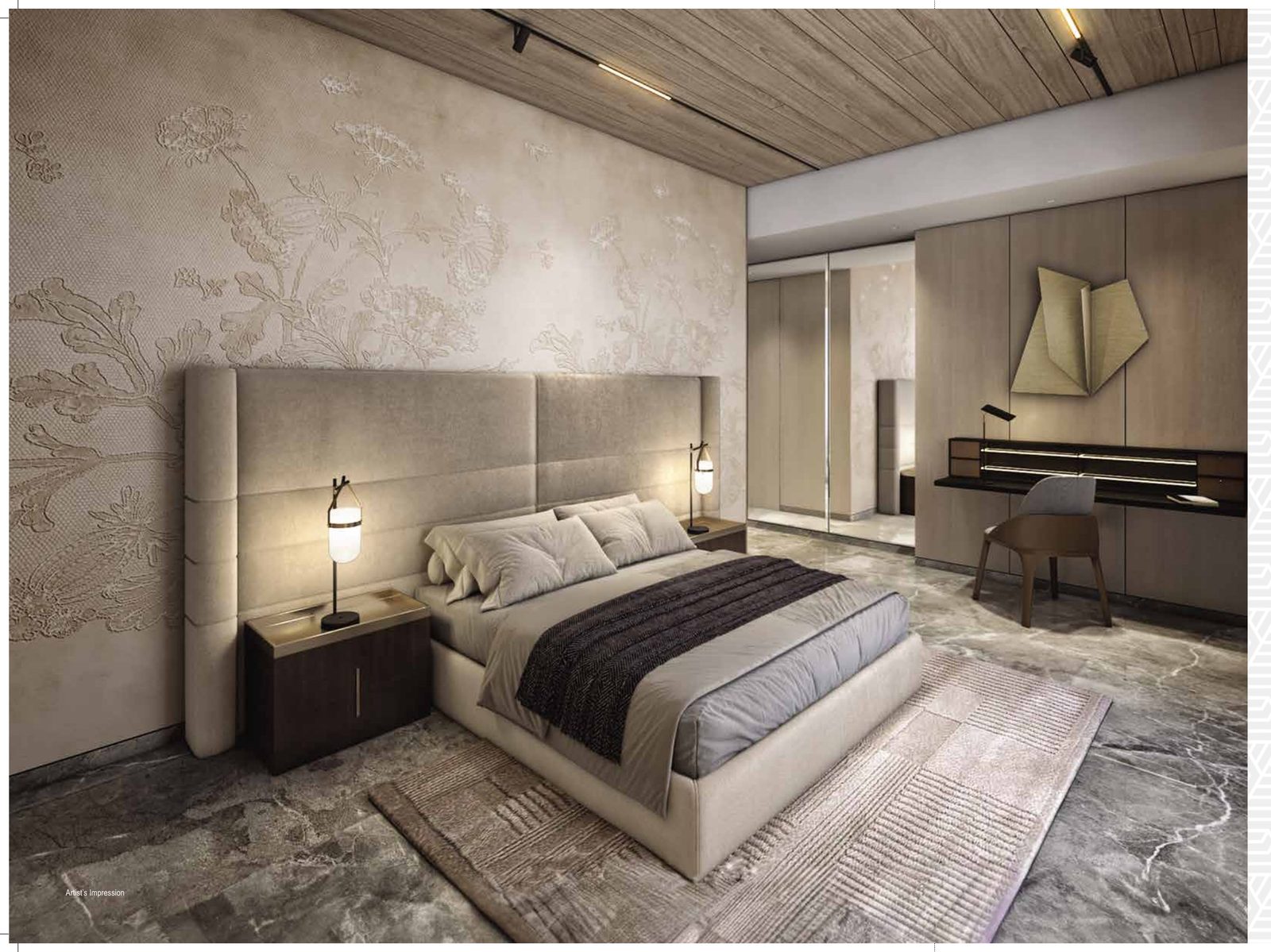 Master bedroom, artist's impression
