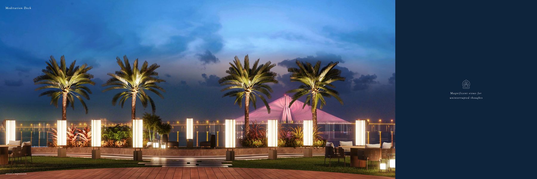 Party deck and sports court